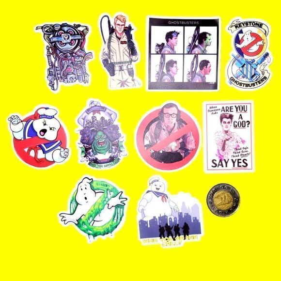 3/$20 Brand New 10x Waterproof Ghostbusters stickers - Picture 1 of 1